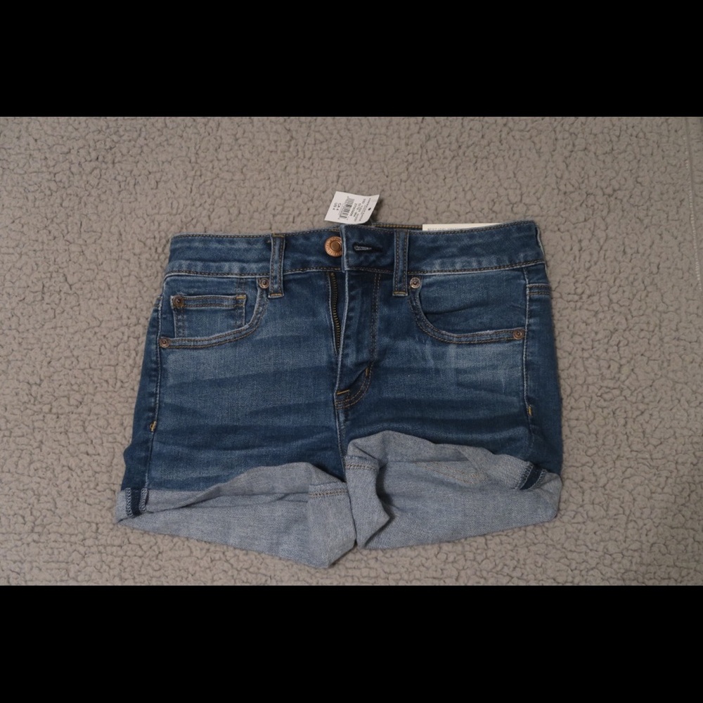 american eagle denim shorts